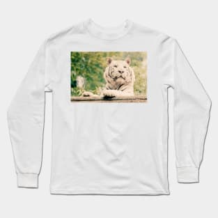 White Tiger (Vintage) Long Sleeve T-Shirt